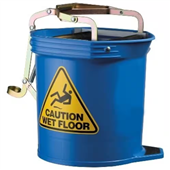 Oates Wide Mouth Mop Wringer Bucket Contractor Blue 16L