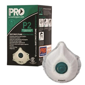Pro Choice Dust Masks P2 With Valve  Carbon Filter 12Pk