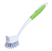 Sabco Antibacterial Soft Grip Round Dish Brush