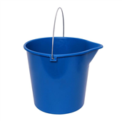 Sabco Bucket 10L Round Metal Handle Blue