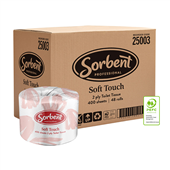 Sorbent Toilet Tissue Soft Touch 2PLY 400SH 48CTN 25003
