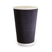 Tailored Hot Cup 16Oz Triple Wall Charcoal 25Pk