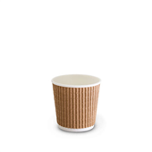Tailored Hot Cup 4Oz TWall Brown 25Pk