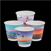 Tailored Hot Cup 8OZ DWall Black 25PK