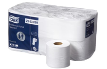 Tork Toilet Paper Roll 400SH 2Ply Soft Unwrapped 48CTN