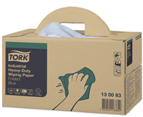 Tork Wiping Paper HD Industrial Blue 3Ply 200Handy Box