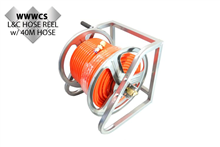 Water Fed Lift  Carry Hose Reel With Hose 40M