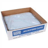 White Magic Microfibre Cloth Glass Light Blue 50Box